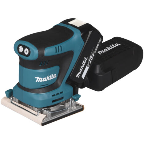 MAKITA DBO482Z LIJADORA ORBITAL 18V LXT 114X140MM PINZAS EQUIPAMIENTO Sólo máquina en caja de cartón