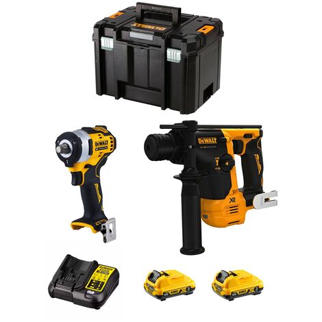 DeWALT Kit D12K201 (DCH072 + DCF901 + 2 x 3,0 Ah + DCB107 + TSTAK VI)