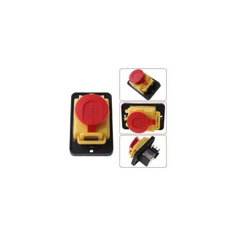 CREA Kjd12 250v 4pin Waterproof Magnetic Start Stop No Volt Release Pushbutton Switch