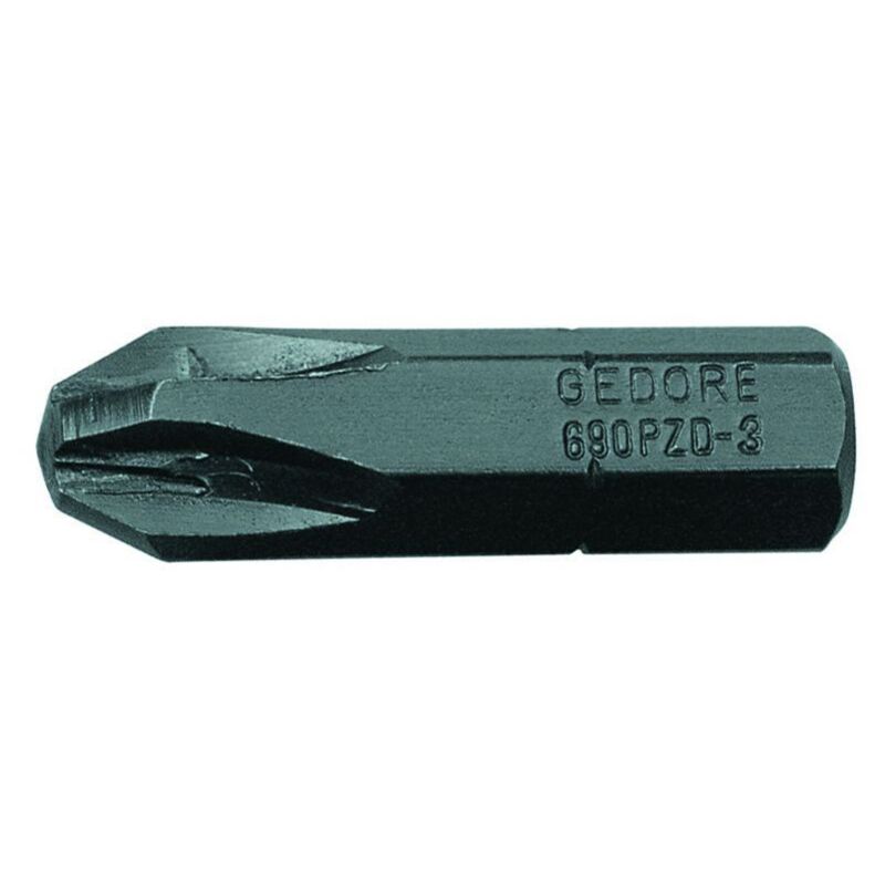 GEDORE 6552790 - Tournevis à embout cruciforme 1/4" PZ 1 , 690 PZD 1 S-010