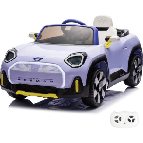 Macchina MINI Aceman Elettrica per Bambini 12V - 1 a 5 anni - Viola