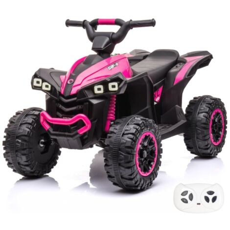 Quad Elettrico per Bambini Vrooomy XC-Sport 12V - 2 a 5 anni - con Telecomando - Rosa
