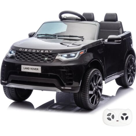Auto Elettrica per Bambini - Land Rover Discovery 12V - 1 a 6 anni - Nero