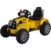 Trattore Elettrico per Bambini 12V - 3 a 6 anni - Giallo
