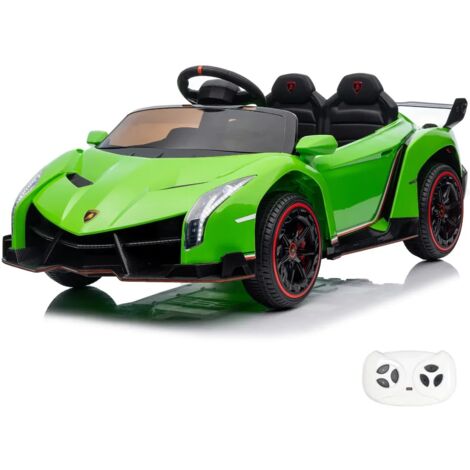 Lamborghini Veneno 12V - Coche Eléctrico Infantil - 1 a 6 Años - Verde