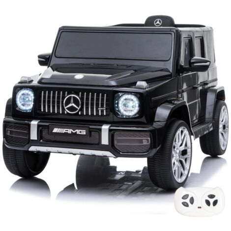 Mercedes G63 AMG 12V - Coche Eléctrico para Niños - 1 a 5 Años - Negro