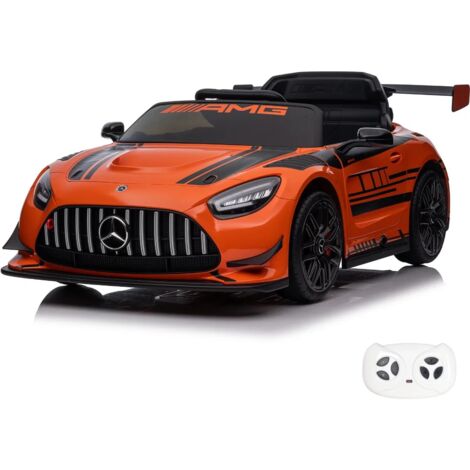 Mercedes AMG GT3 12V - Coche Eléctrico para Niños - 1 a 6 Años - Naranja