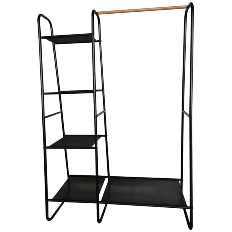Verstellbare Schrankstange 40–190 Cm – Robuste Kleiderstange Mit Halterungen, Weiß