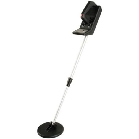 Velleman Metalldetektor für Anfänger mit wasserdichter 16 cm Suchspule, Suchtiefe bis 12 cm, analoger Anzeige, einstellbarer Empfindlichkeit, Kopfhöreranschluss