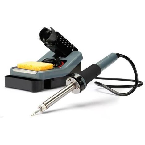 Velleman Lötstation 48 W mit LED-Anzeige und manueller Temperaturregelung 160–480 °C, ideal für Elektronik, DIY und Reparaturen (1/7)