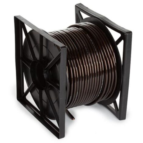 HQ-Power Netzkabel, transparent schwarz, 100 m, PVC-Isolierung, hohe Spannungsfestigkeit (1/5)