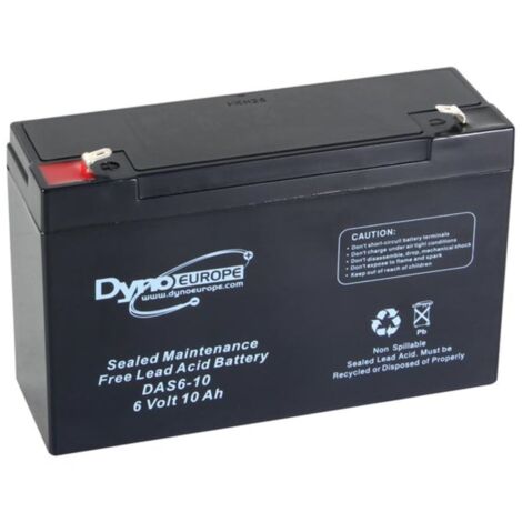 Dyno Europe BLEIAKKU - 6 V - 10 Ah - 151 x 50 x 101 mm