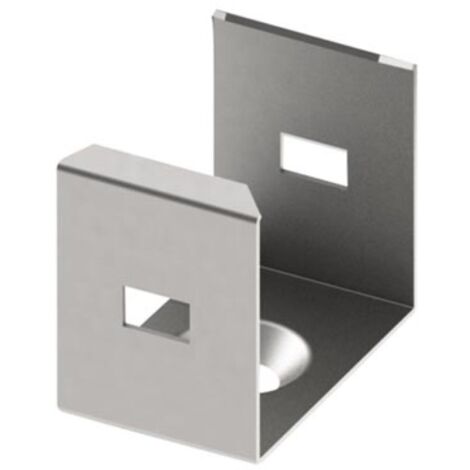 LEDsON MONTAGEBÜGEL FÜR DAS LED-ALUMINIUMPROFIL 'SLIMLINE 15 mm' - FEDERSTAHL - SILBER (1/4)