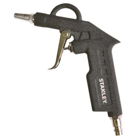 Stanley Druckluft Ausblaspistole 150 l/min, 25 mm Blasdüse, Blaspistole für Kompressor, 6 x 11 mm Anschluss, Werkstatt Garage Auto Reinigung (1/4)