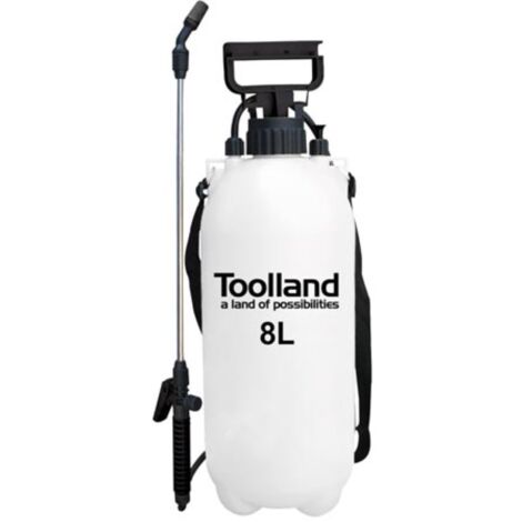 Toolland Drucksprüher, Lanze, einstellbare Düse, Skala, Tragegurt, 8