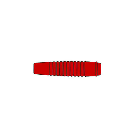 Hirschmann ISOLIERTE, BIEGSAME KUPPLUNG FÜR 4 mm-STECKER - ROT (KUN 30) (1/3)