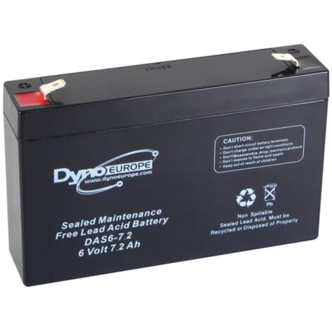 Dyno Europe BLEIAKKU - 6 V - 7.2 Ah - 150 x 34 x 100 mm