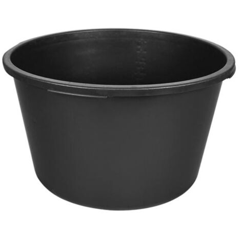 Toolland Mörtelkasten, rund, Kunststoff, schwarz, 90 Liter