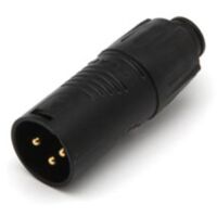 Rean - xlr-Stecker auf Stecker-Adapter - Farbe schwarz