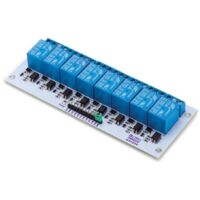 Whadda 4-Kanal-Relaismodul, direkte Mikrocontroller-Steuerung, opto-isolierte Eingänge