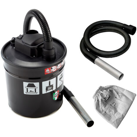 Lavor – Aschestaubsauger 180 mbar – 18 l Metalltank – Gewebefilter – Flexibler Metallschlauch 1 m – Leiser Motor (1/2)