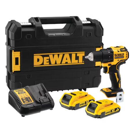DeWALT Akku-Bohrschrauber DCD708D2T 18 V, 2x 2,0 Ah und Ladegerät in TSTAK