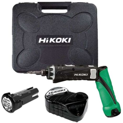 HiKOKI Werkzeug - 3,6V Akkuschrauber, 2x 1,5 Ah Li-Ion Akku, Ladegerät DB3DL2WCZ