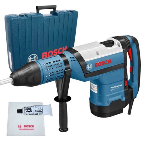 Professioneller SDS Max Bohrer 1700W 19J BOSCH GBH 12-52 DV - Transportkoffer + Zubeh√∂r - 0611266000