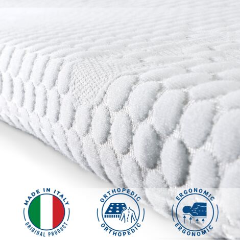 Topper Memory Foam Matrimoniale 160x190cm - 6cm Spessore, Sfoderabile, Made In Italy, Certificato Oeko-Tex - Foto 2