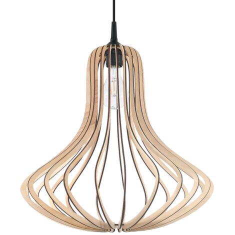 ELZA pendant lamp in wood (1/5)
