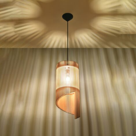 ALEXIA pendant lamp in wood