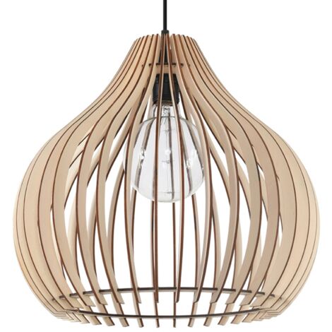 APRILLA pendant lamp in wood (1/5)
