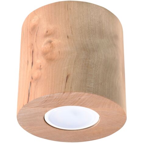 ORBIS ceiling lamp in natural wood (1/5)