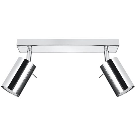 RING 2 chrome ceiling lamp (1/5)