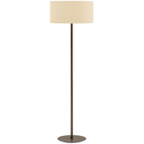 E18 LOREN handmade ponge' pleated floor lamp (1/5)