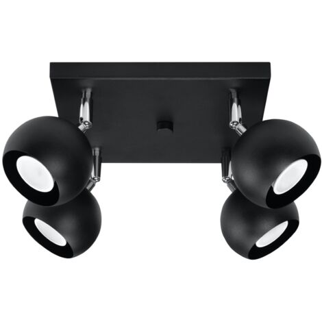 OCULAR 4 black ceiling lamp (1/5)