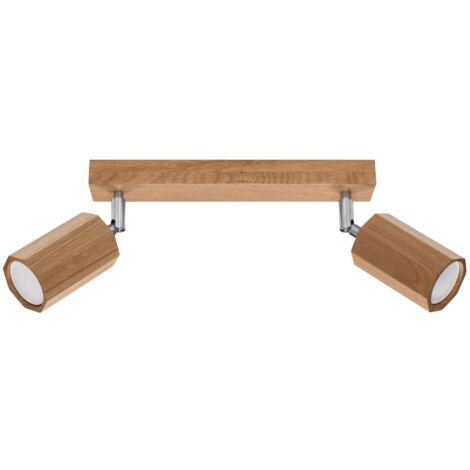 ZEKE 2 oak ceiling lamp (1/5)