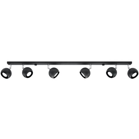 OCULARE 6L black ceiling lamp (1/5)