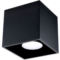 QUAD 1 black ceiling light