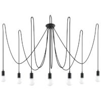 EDISON 7 Black chandelier