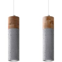 ZANE 2 pendant lamp grey