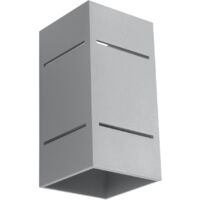 BLOCCO gray wall lamp