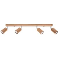 ZEKE 4 Oak ceiling lamp