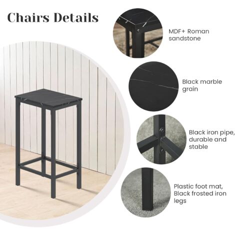 Table Basse Rectangulaire H.J WeDoo 92x47 Cm Avec étagère Et Bande LED - Pour Salon, Chambre, Balcon - Montage Facile