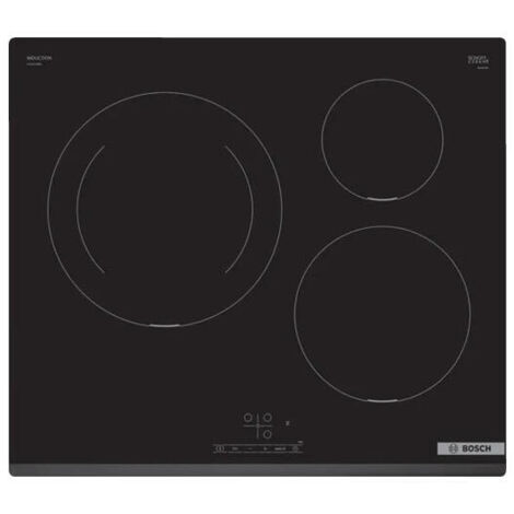 Bosch PUJ631BB5E - Vitroceramica Induccion 3 Zonas Coccion Ancho 60 Cm