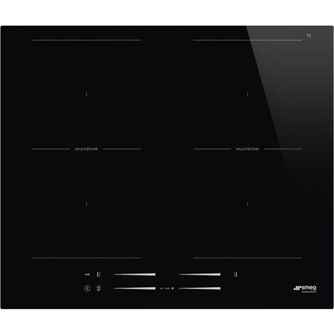 Placa de Inducción 60cm 4 Zonas SMEG SI2M7643D Negro 7200W