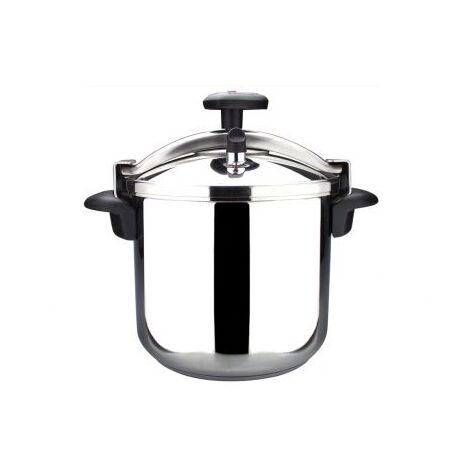 Olla coc pres 12lt tradicional recta inox star magefesa