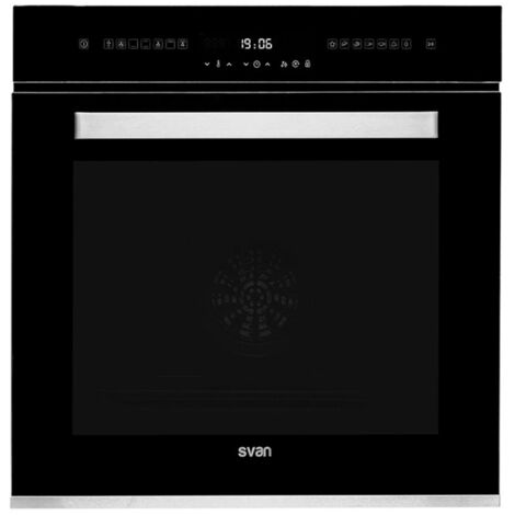 Horno Multifunción Limpieza Manual SVAN SVH385X 60cm Cristal Negr (1/5)