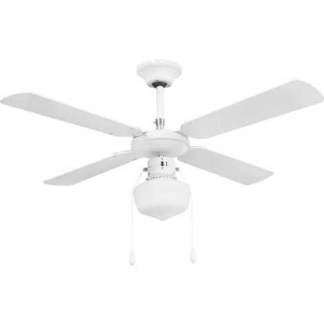 Ventilador de Techo con Luz SVAN SVVE42T 106,7cm, con Luz, Bla (1/2)