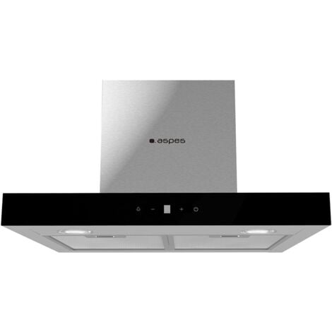 Campana Decorativa de Pared T Invertida 60cm 800 m³/h 67dB ASPES